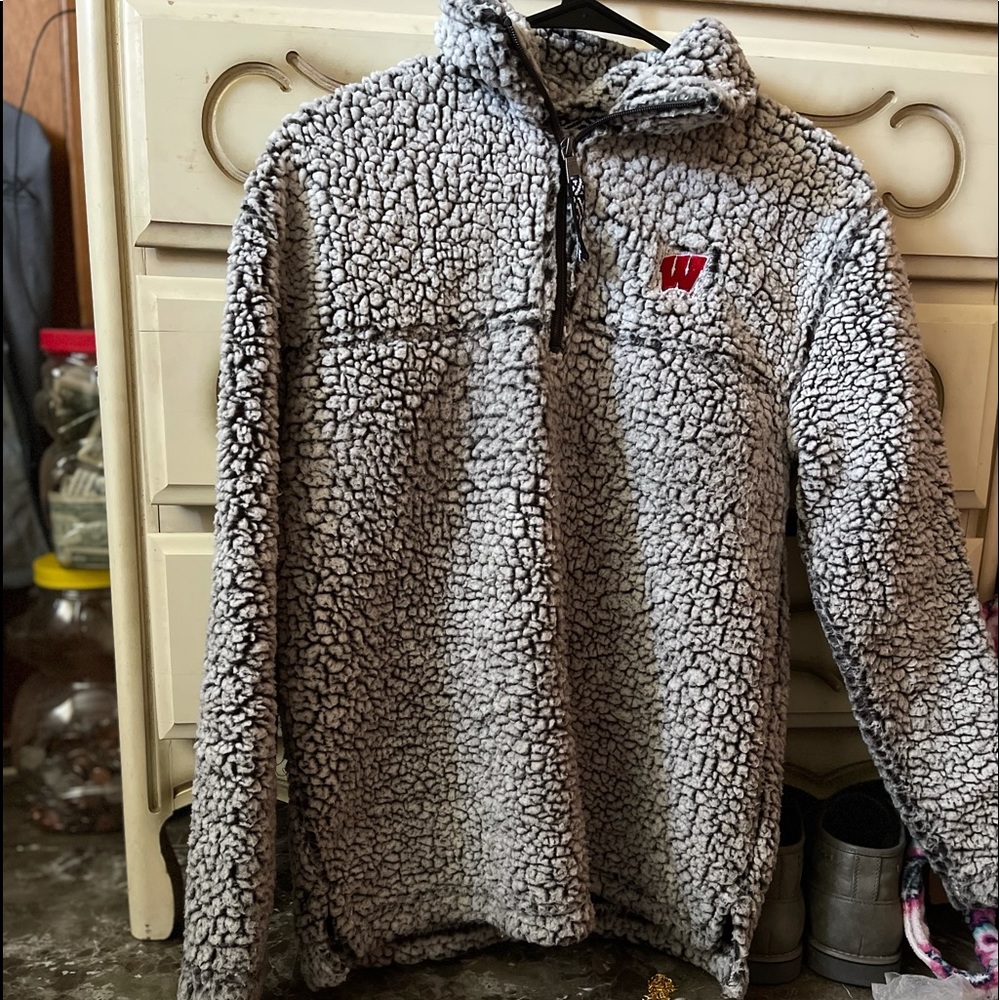 Women’s Sherpa 3/4 zipped pullover